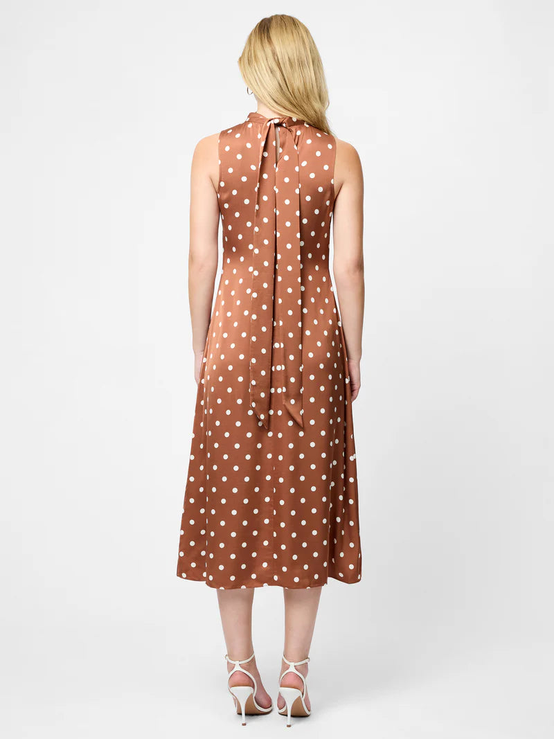French Connection Ennis Satin Midi Dress