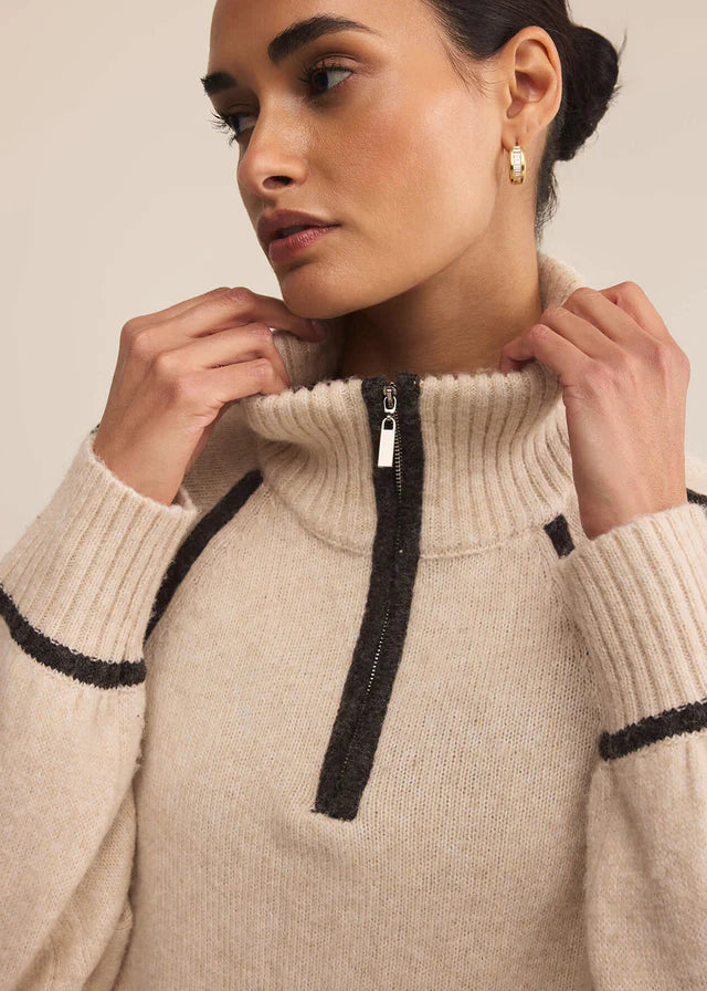 Z Supply Alps Half Zip Sweater