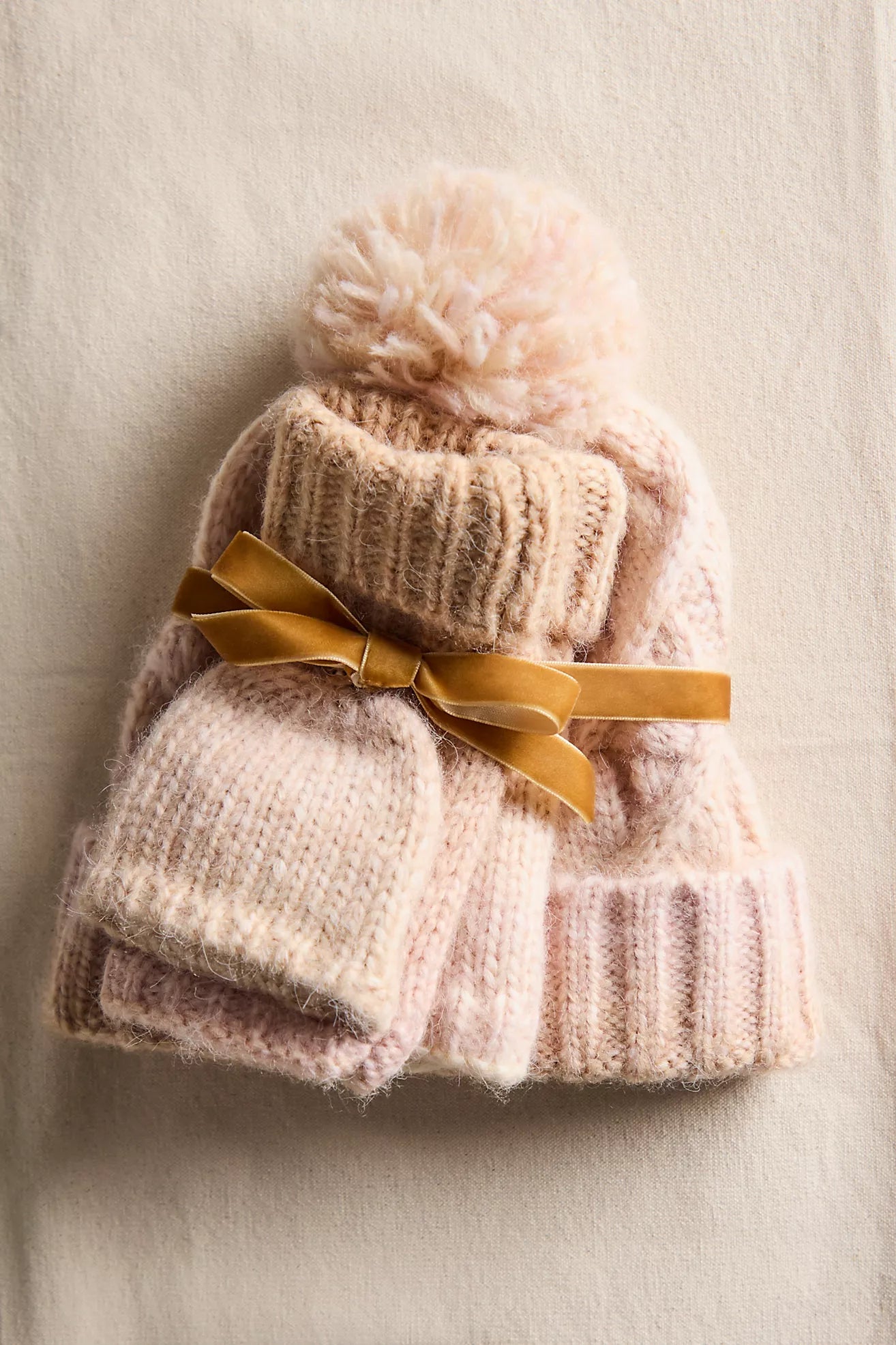 Free People Rainbow Run Hat & Gloves