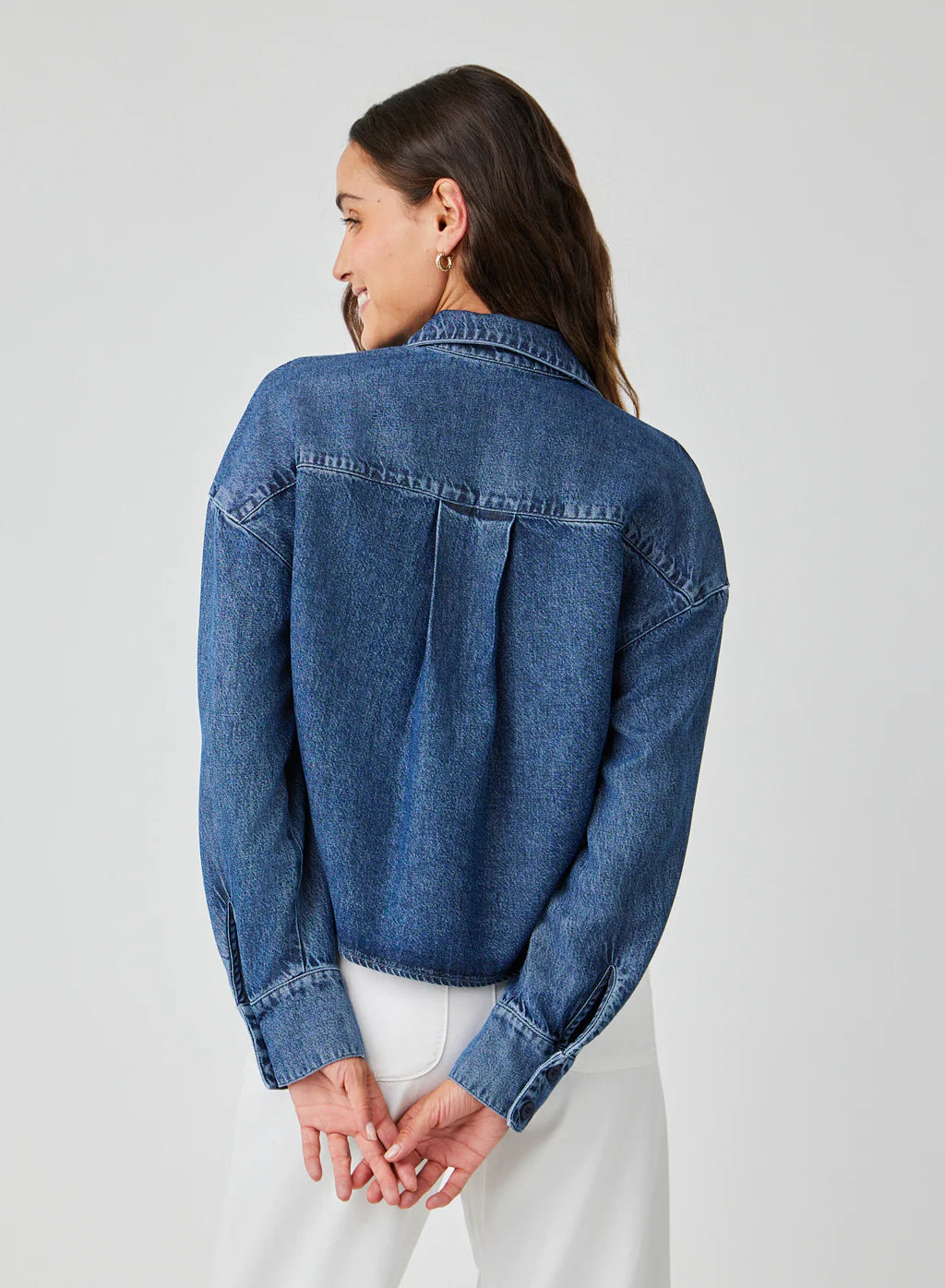 Belladahl Oversized Cropped Shacket