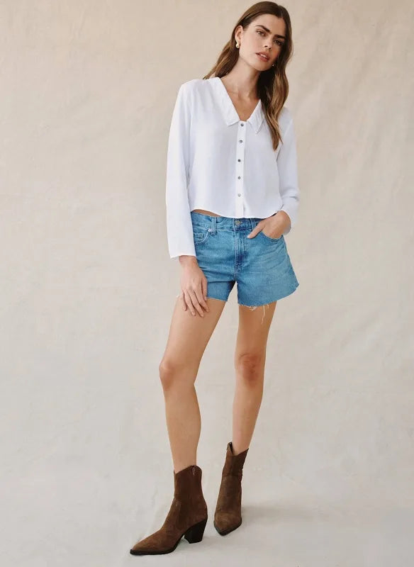 Bella Dahl Puritan Collar Blouse