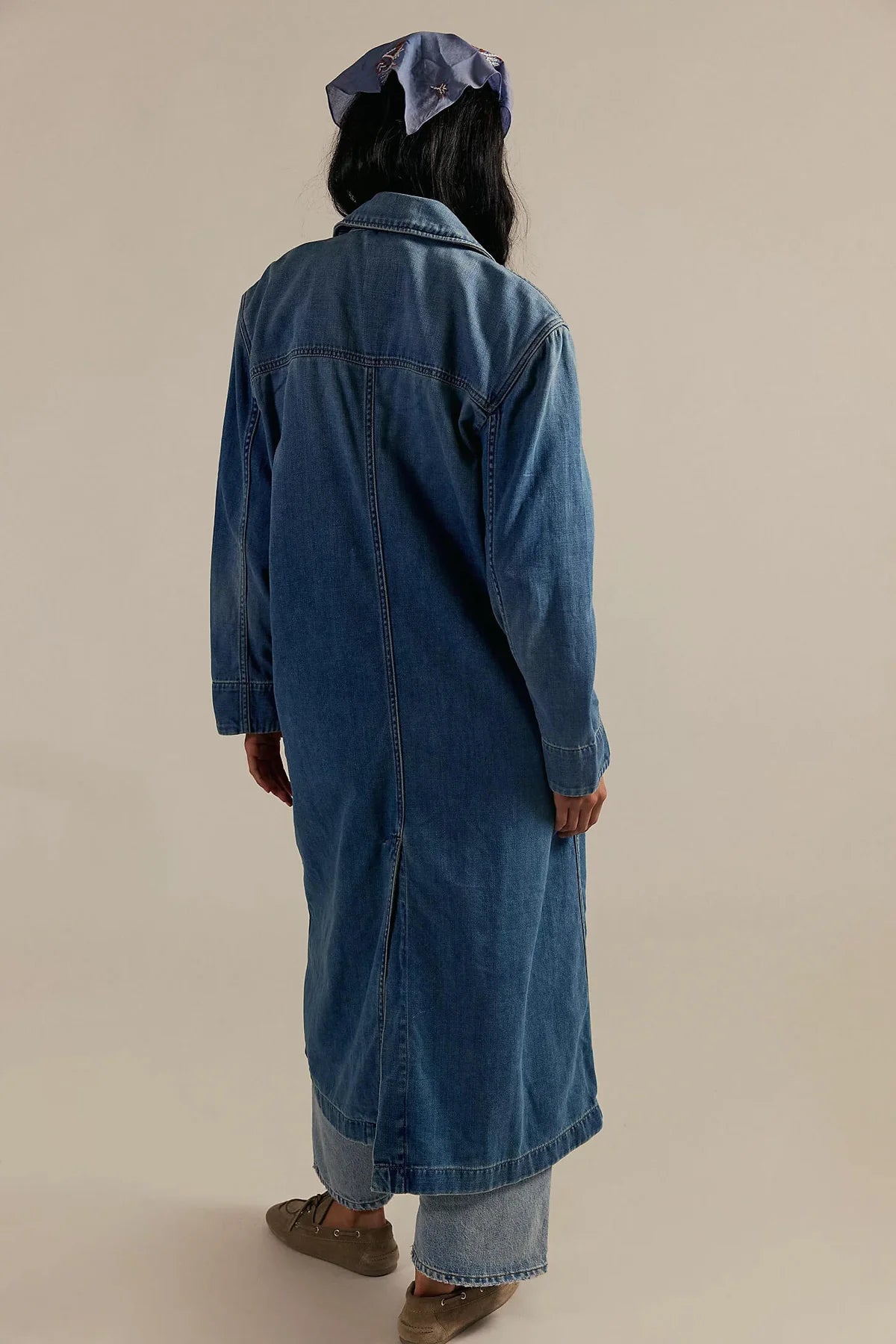 Free People Monique Indigo Duster