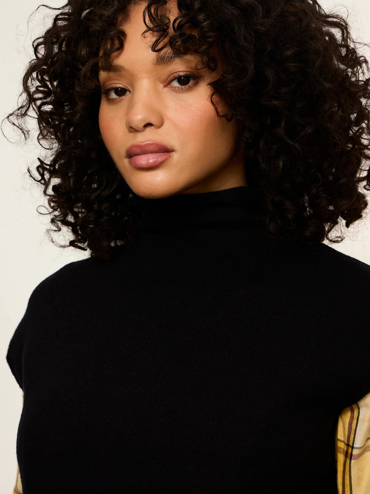 Sanctuary Mock Neck Sweater Shell