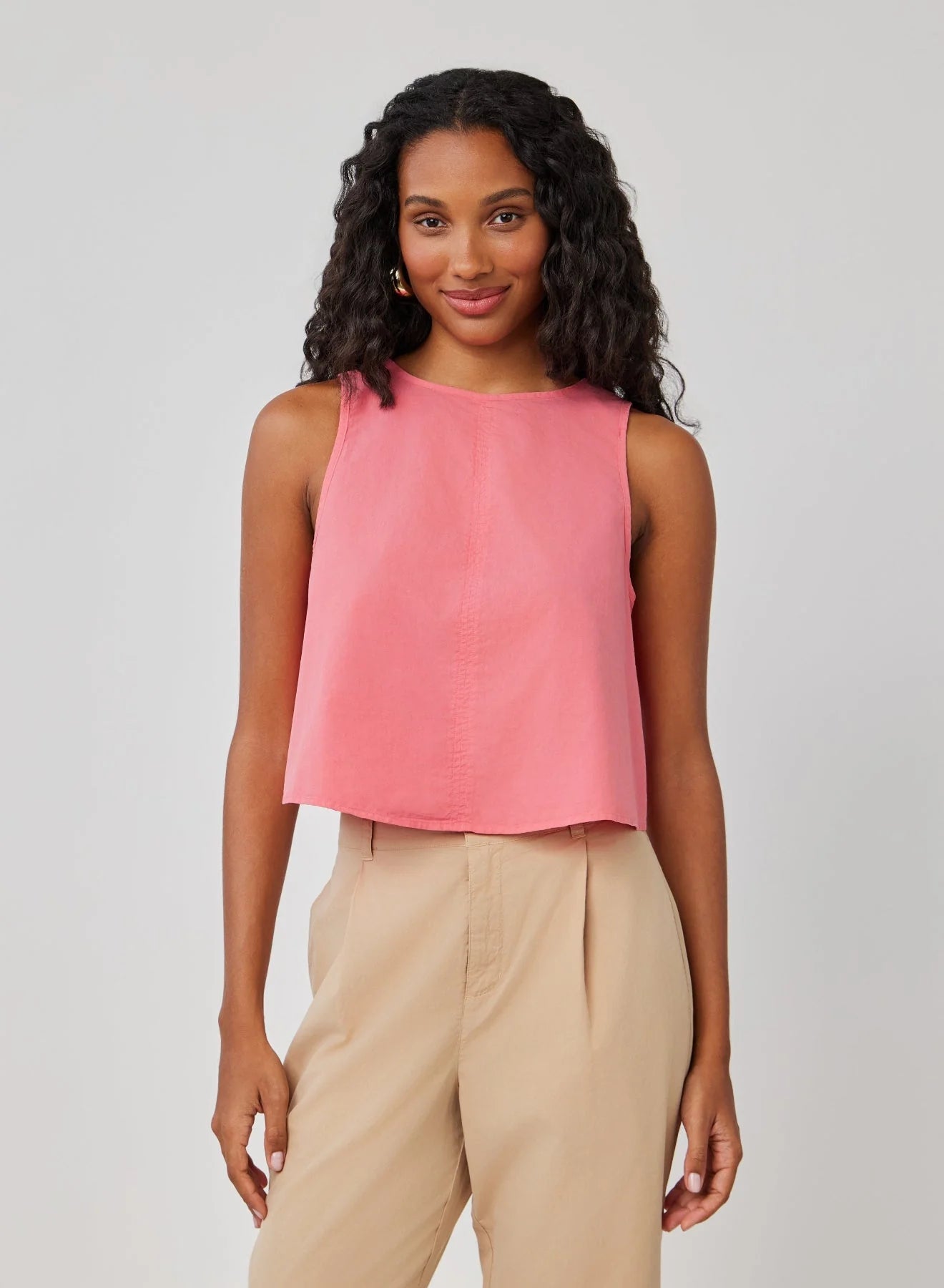 Bella Dahl Sleeveless Button Back Blouse