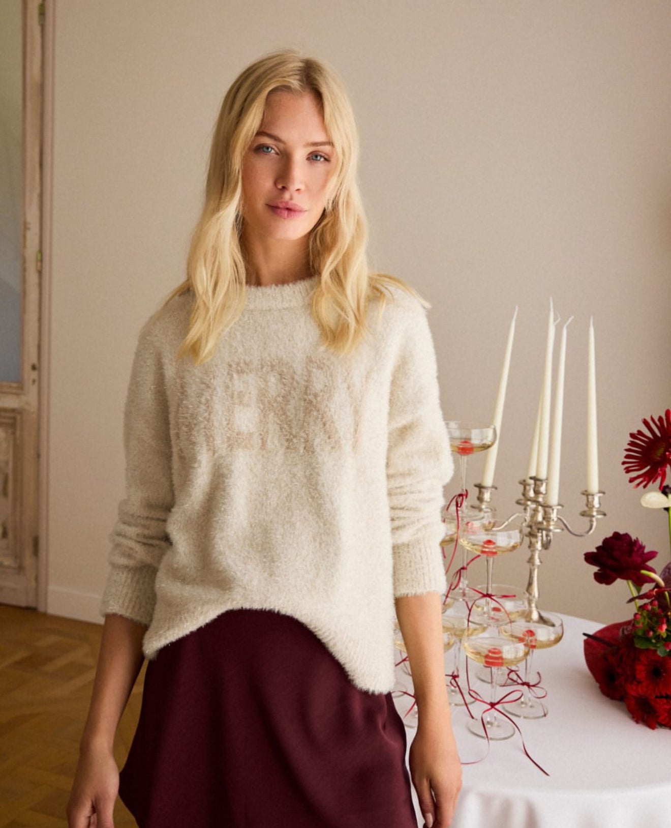 Z Supply Merry Gold Sweater