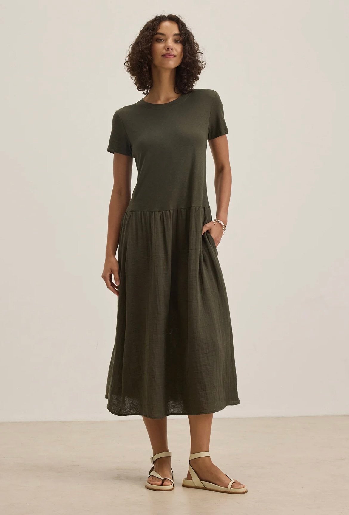 Velvet Itza Cotton Slub Dress