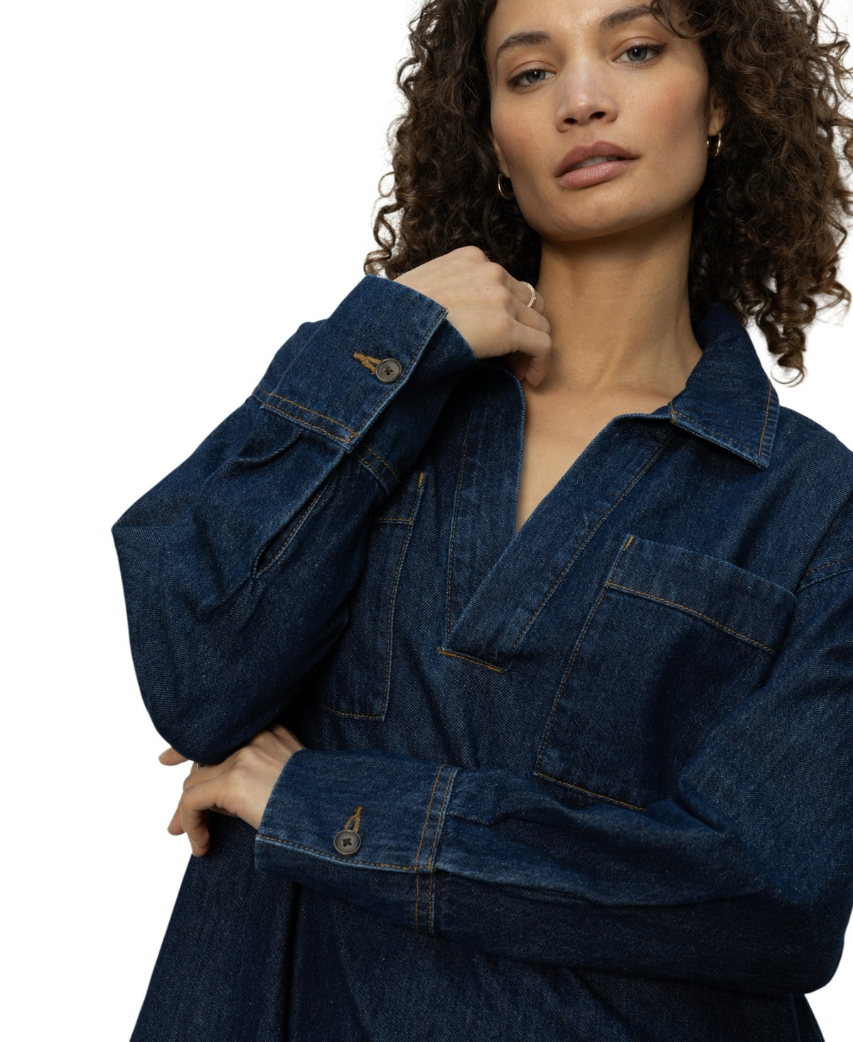 Sanctuary All-Day Denim Tunic Dress