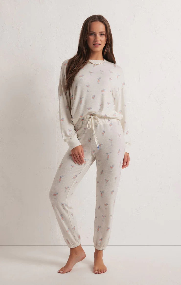 Z Supply Ava Cocktail Jogger and Happy Hour Top