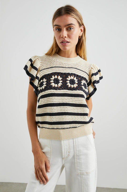 Rails Penelope Crochet Sweater
