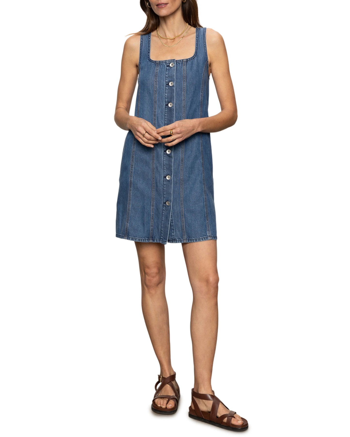 Sanctuary Blossom Denim Dress
