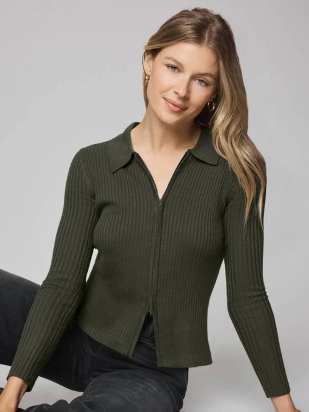 Splendid Georgie Two Zip Sweater