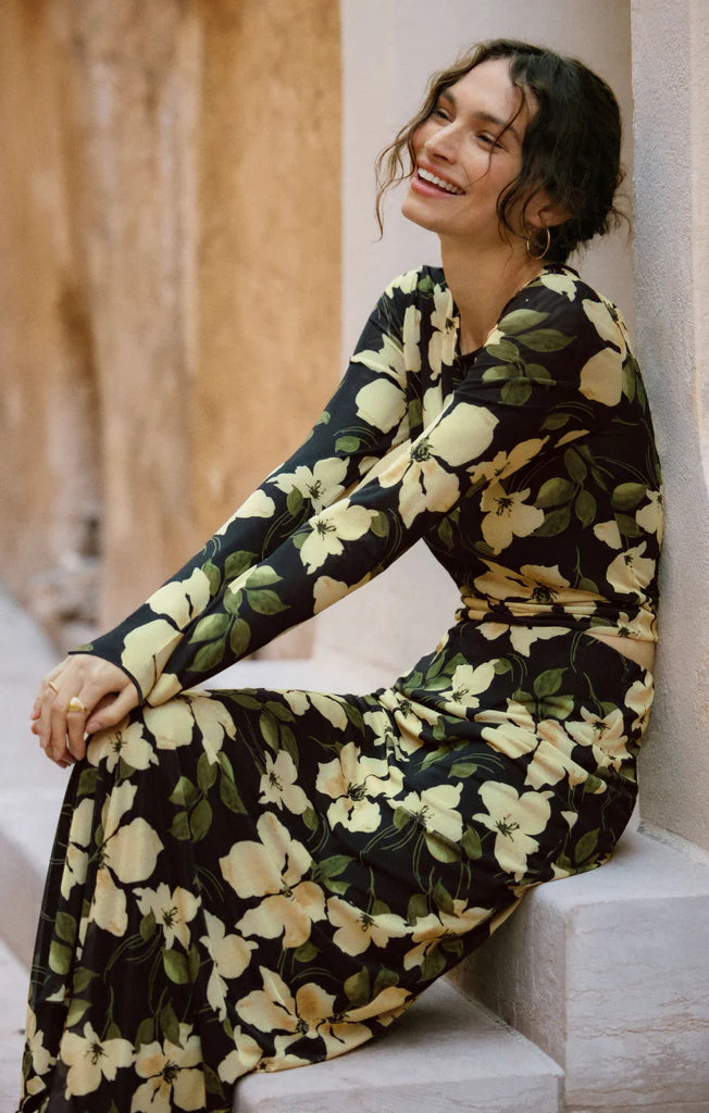 Z Supply Eda Ren Floral Mesh Skirt