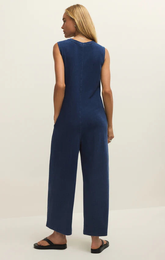 Z Supply Fiona Denim Jumpsuit