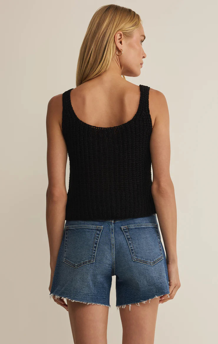 Z Supply Tate Lace Up Sweater