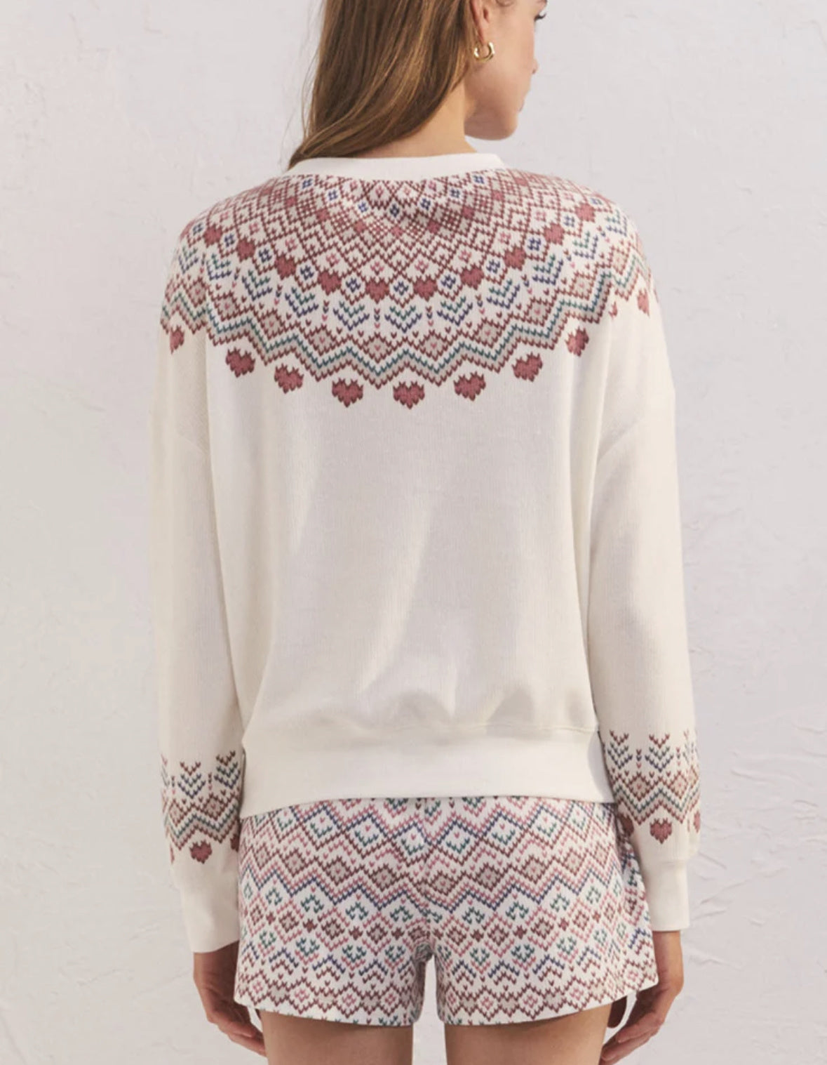 Z Supply Getaway Fair isle short lounge set