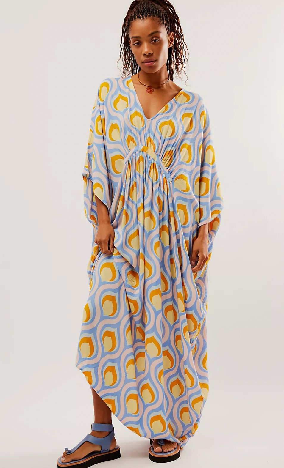 Free People Groovy Baby Maxi Kaftan