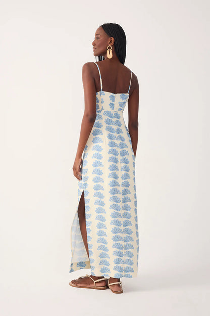 Dress To Cutout Linen Maxi
