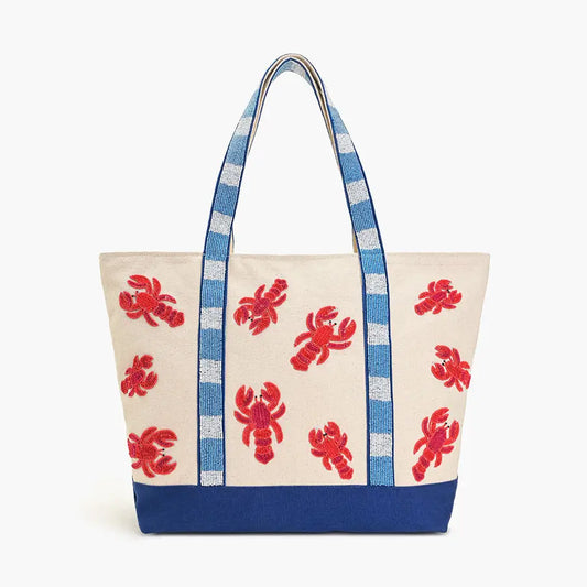 Coastal Claw Beaded Bag