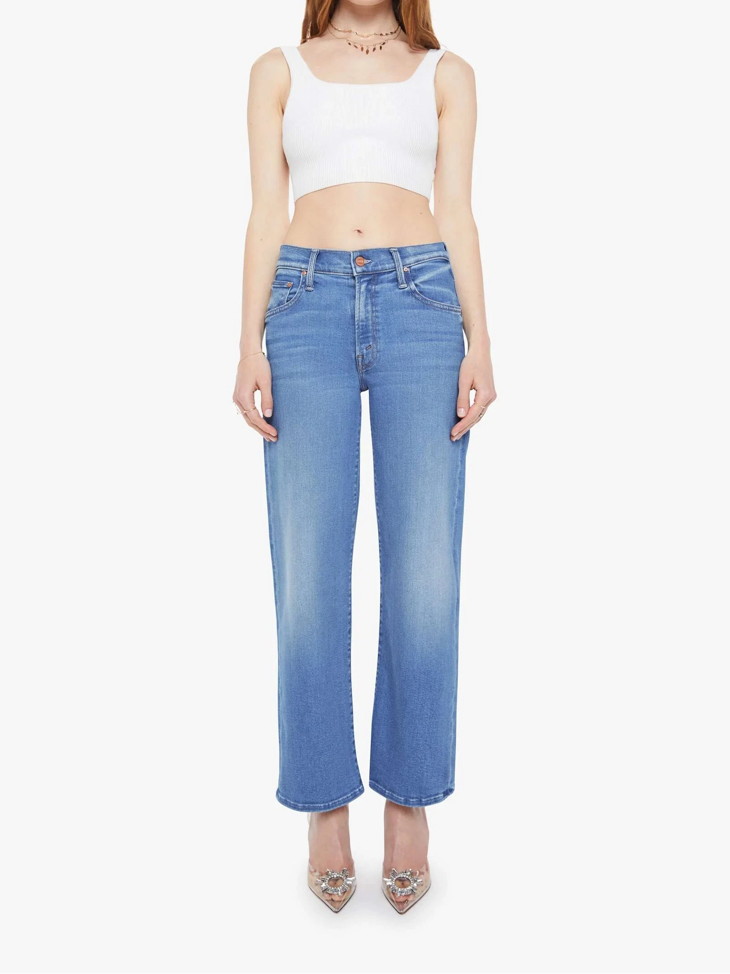 Mother Mid Rise Rambler Zip