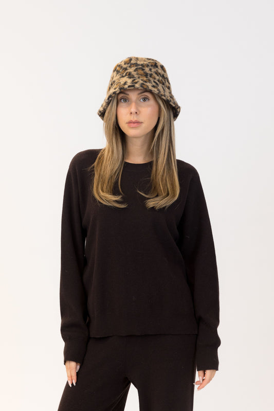 Lyla&Lux Leopard Bucket Hat