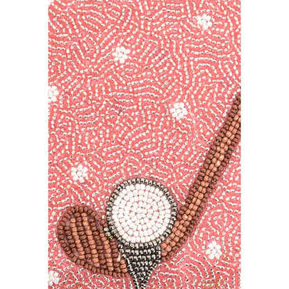 Tee Trolley Beaded Bag