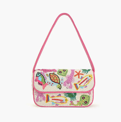 Beaded Shoulder Bag