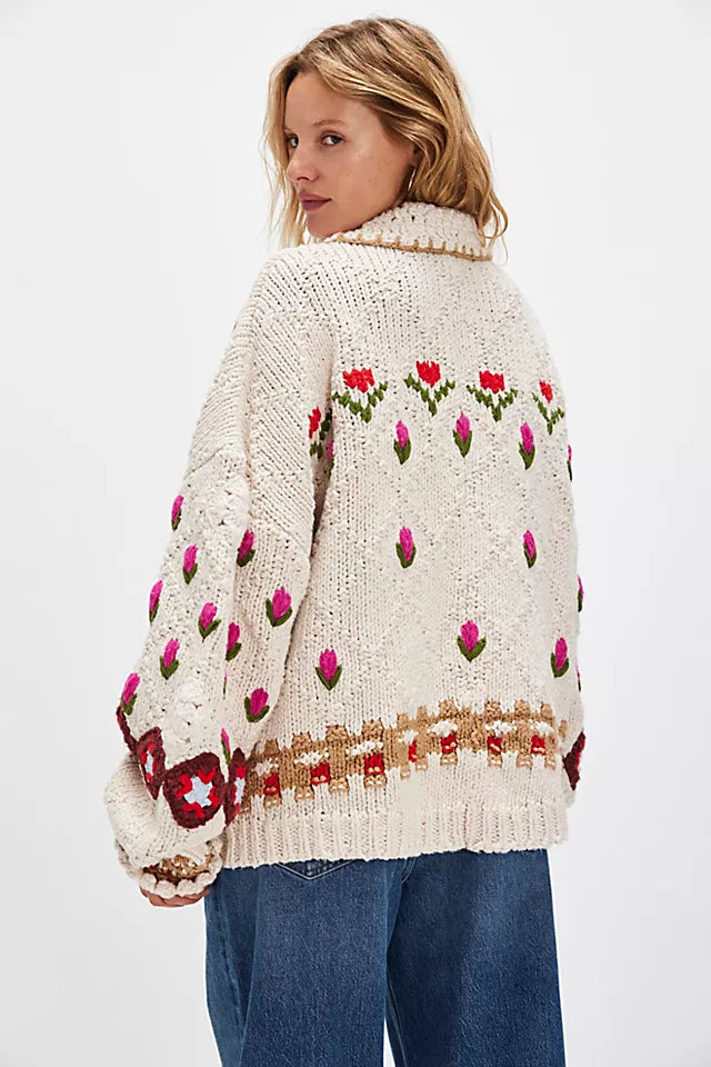 Free People Rosebud Cardi