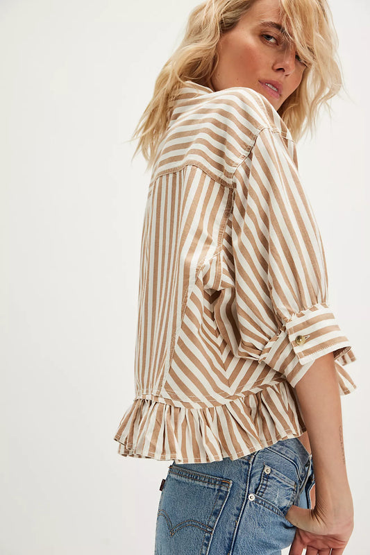 Free People Bailey Stripe Shirt
