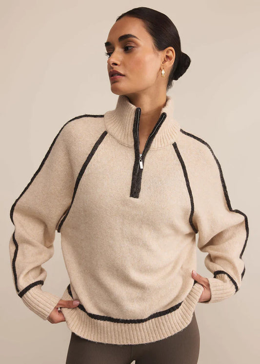 Z Supply Alps Half Zip Sweater