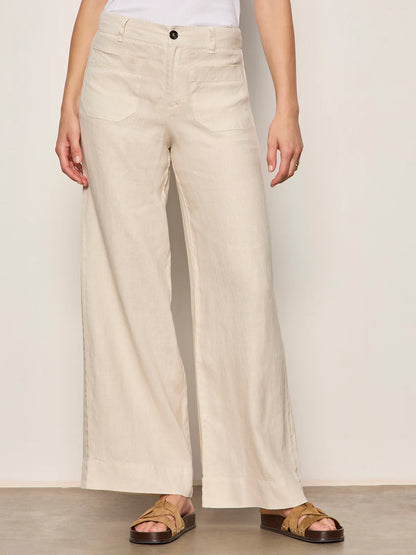 Sanctuary The Linen Marine Wide Leg