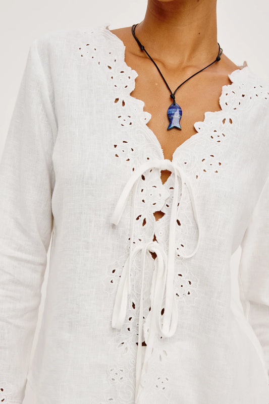 Rails Fleur Linen Blouse