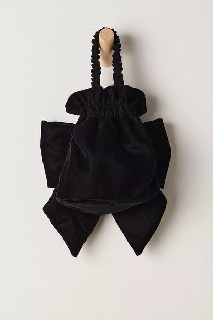 Free People Belle Velvet Bow Bag