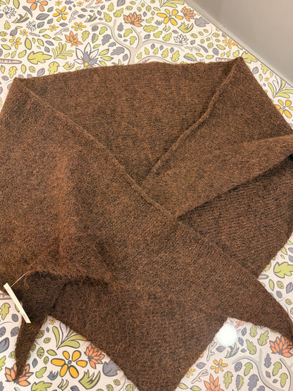 Soft Knit Triangle Scarf