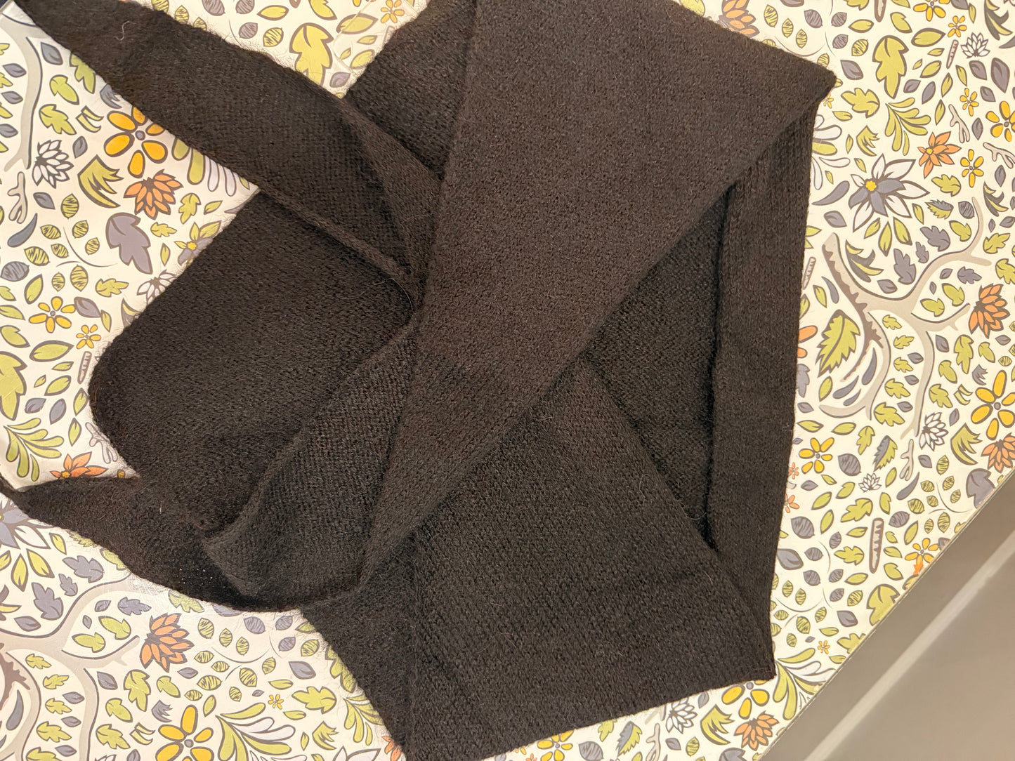 Soft Knit Triangle Scarf