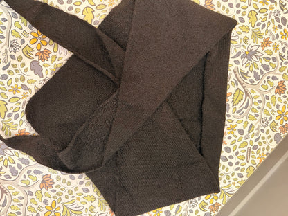 Soft Knit Triangle Scarf