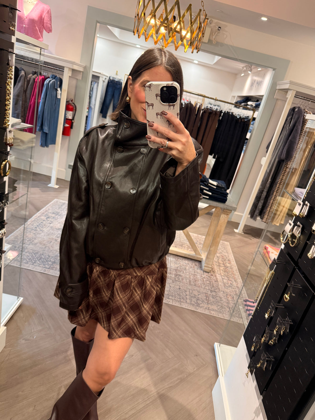 Lucy Paris Corina Funnel Neck Jacket