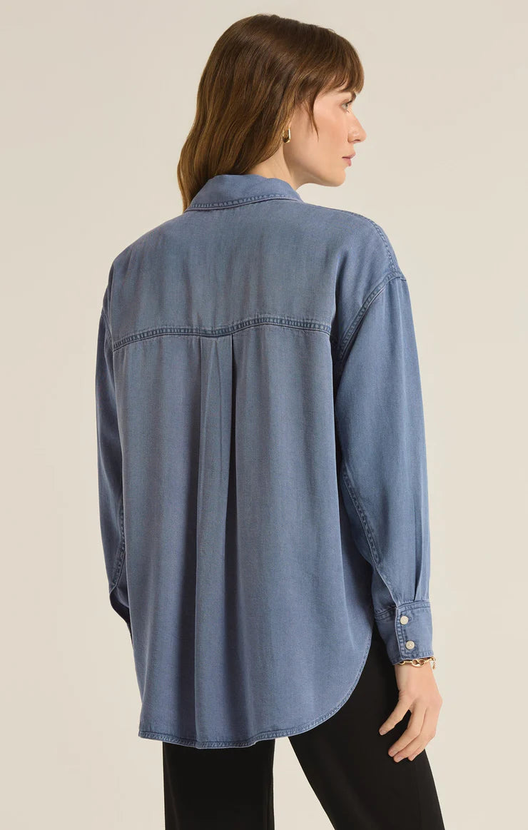 Z Supply Colbie Chambray DenimTop