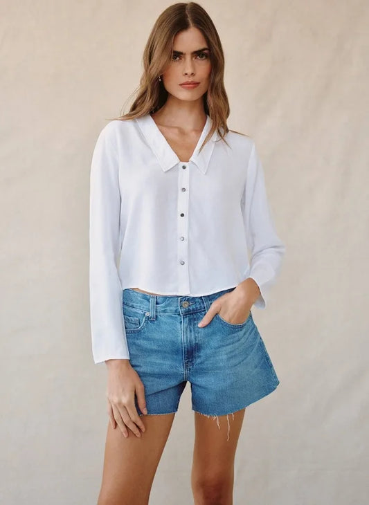 Bella Dahl Puritan Collar Blouse