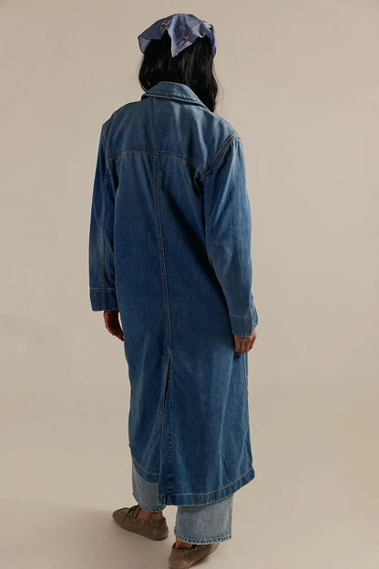 Free People Monique Indigo Duster