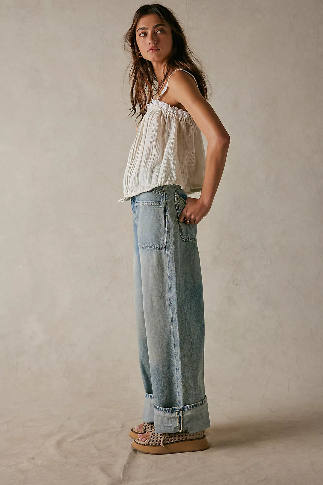 Free People Palmer Cuffed Jean