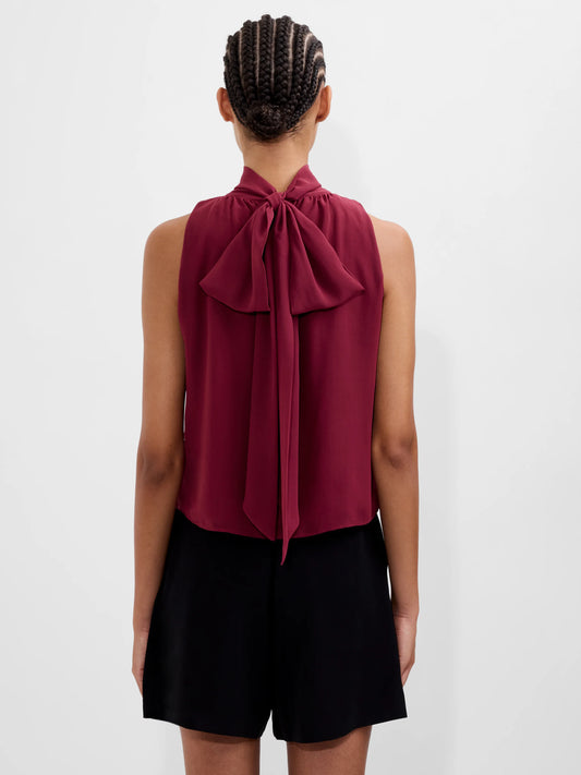 French Connection Marina Chiffon Sleeveless Blouse