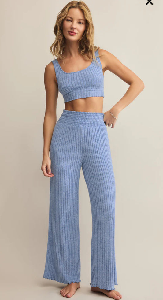 Z Supply Dawn Smocked Rib Pant