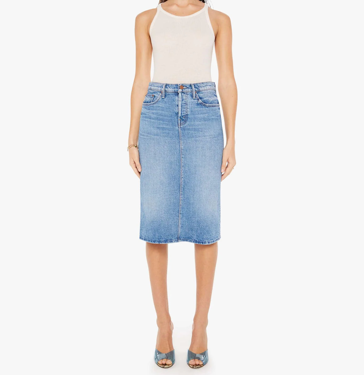 Mother The Vagabond Midi Skirt