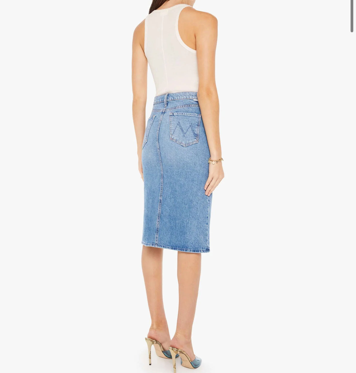 Mother The Vagabond Midi Skirt