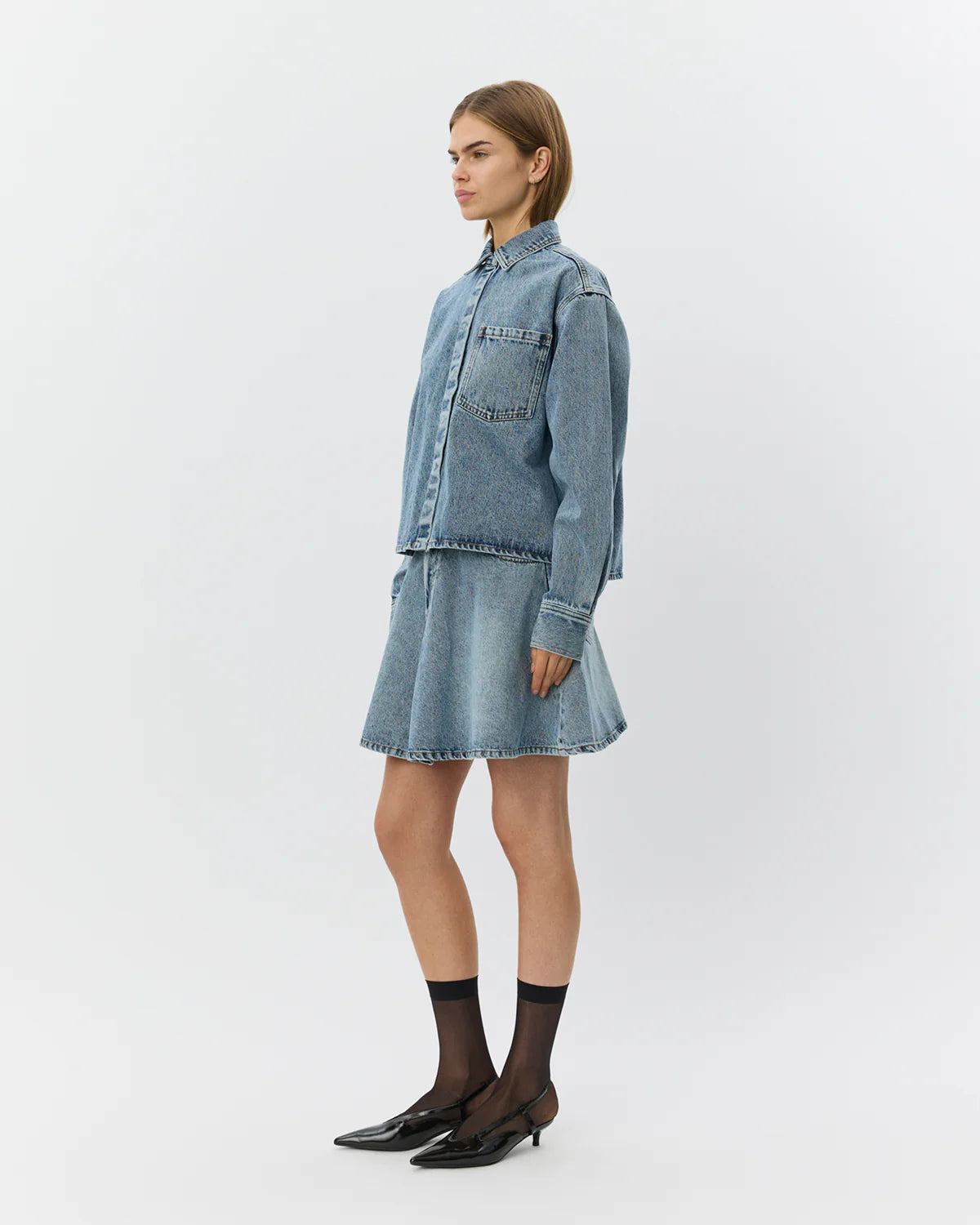 Sofie Schnoor Indigo Denim Skirt