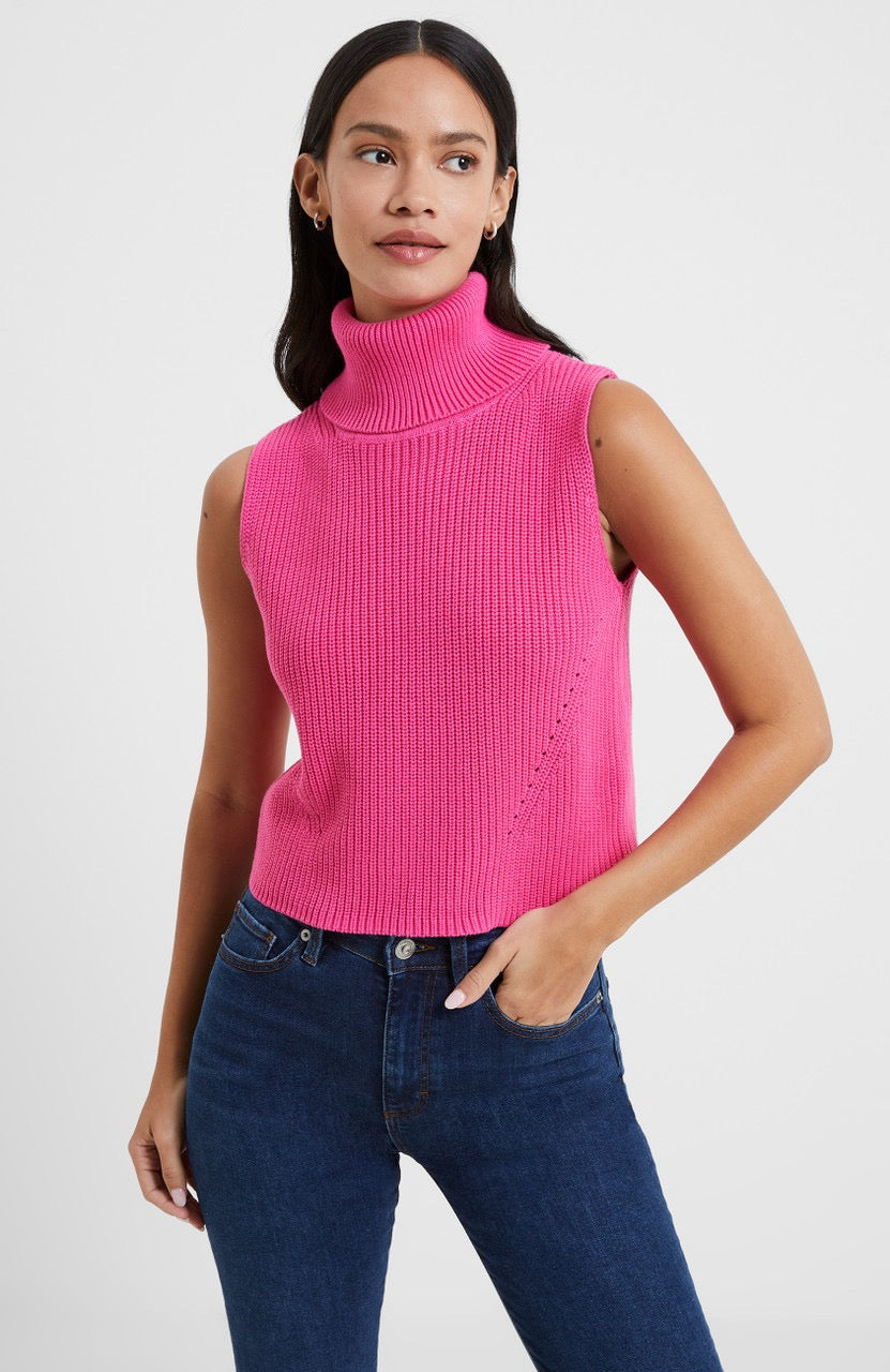 French Connection Mozart Cropped Sleeveless Sweater