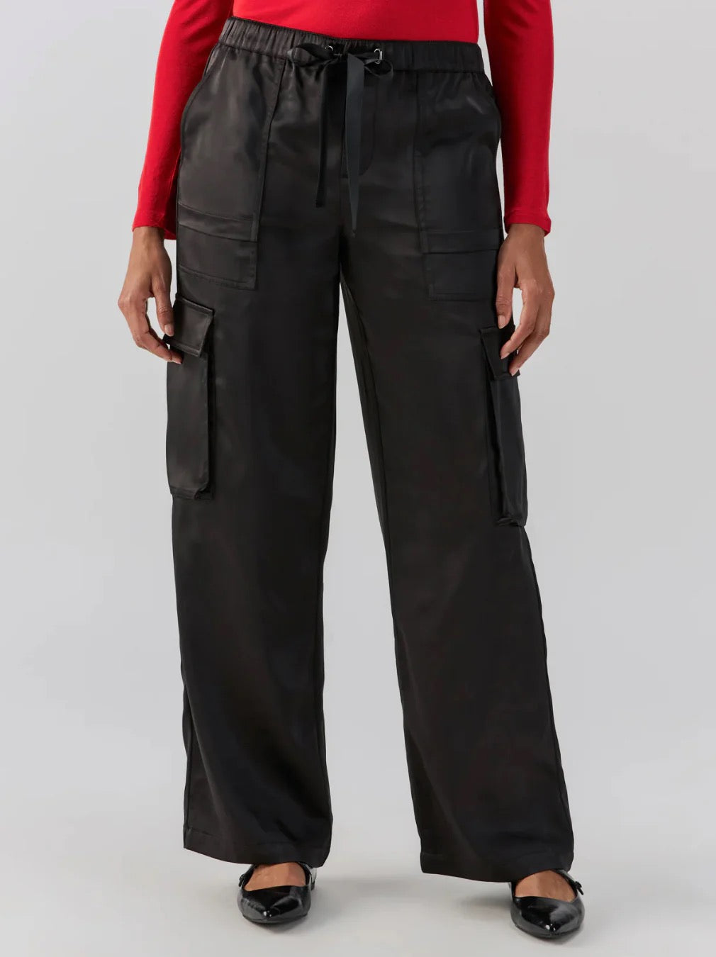 Sanctuary Satin Cargo Pant