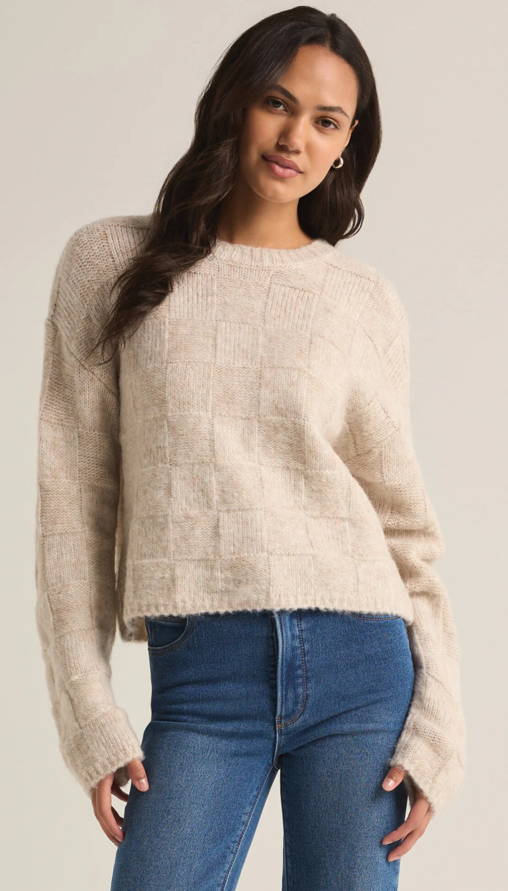 Z Supply Delilah Check Sweater