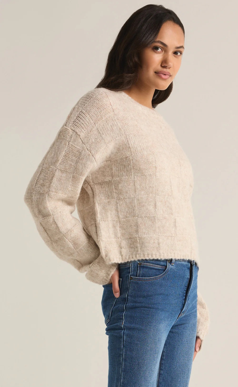 Z Supply Delilah Check Sweater