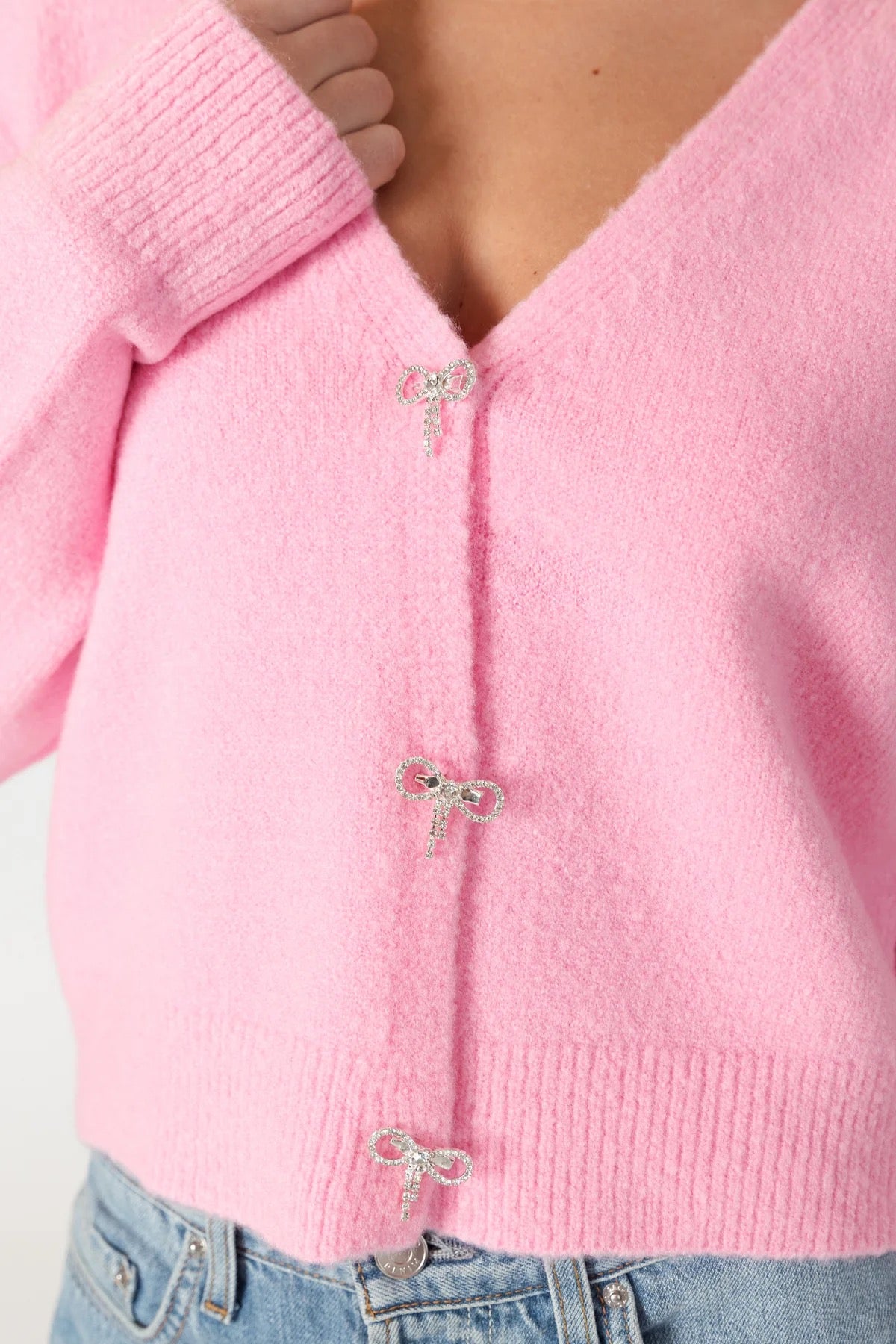 Lyla&Lux Kailie Cardigan w Bow